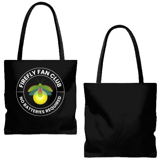 Fireflies Firefly Lightning Bug Insect Collector Tote Bags (AOP)