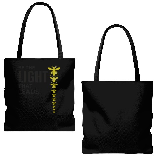 Fireflies Firefly Lightning Bug Insect Collector Tote Bags (AOP)