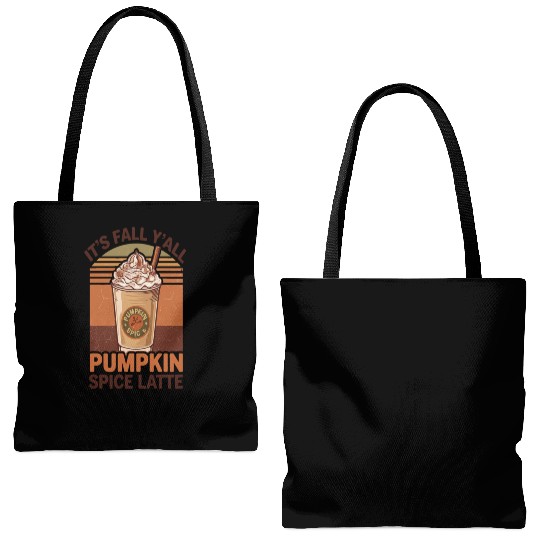 Pumpkin spice Tote Bags (AOP)