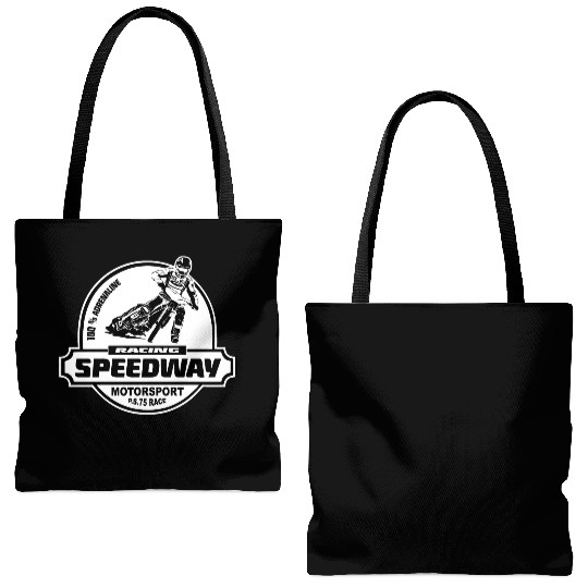 Motorcycle Speedway Racing Tote Bags (AOP)