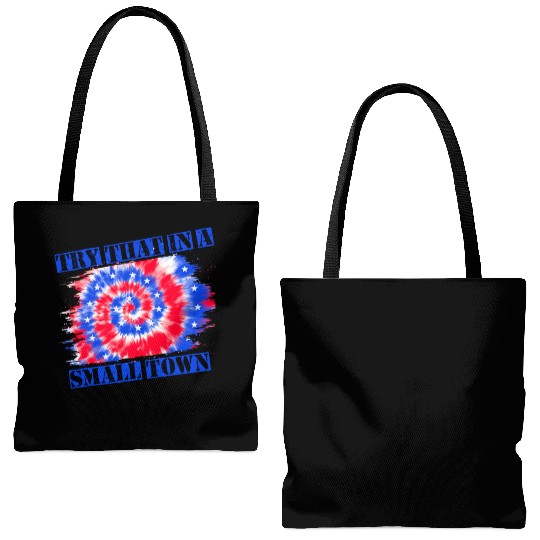 Try That In a Small Town US Flag Tote Bags (AOP)