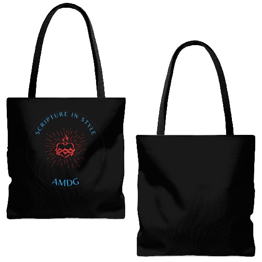 Scripture in Style Basics Tote Bags (AOP)