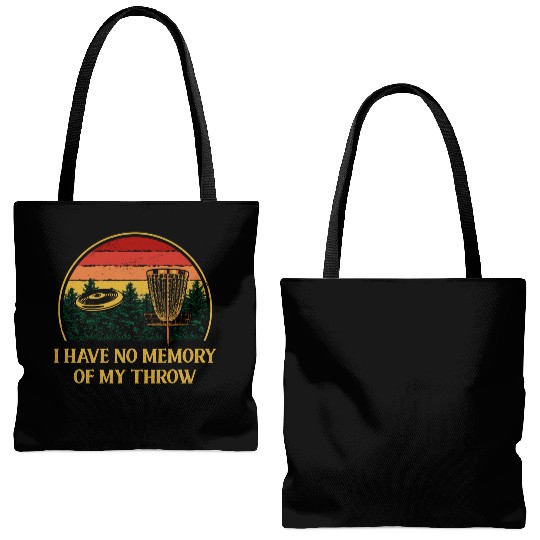 No Memory of My Throw Disc Golf Dad Jokes Golfer P Tote Bags (AOP)