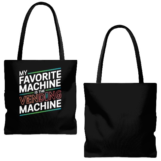 My Favourite Machine is the Vending Machine - Funn Tote Bags (AOP)