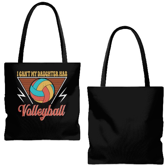 Volleyball Dad Men I Can_t My Daughter Has Volleyb Tote Bags (AOP)