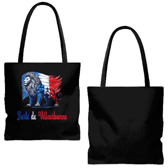 The pride of Villeurbanne flag design Tote Bags (AOP)