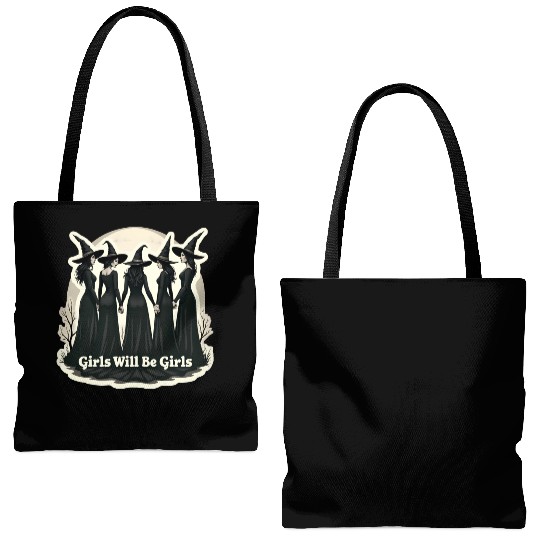 Girls Will Be Girls Tote Bags (AOP)