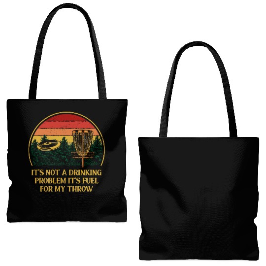 Its Fuel For My Throw Disc Golf Beer Lover Golfer Tote Bags (AOP)