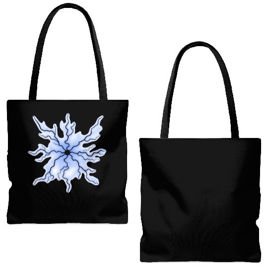 Electrifying energy: lightning bolt design Tote Bags (AOP)