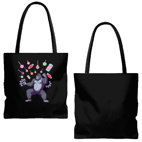 Gorilla candy Tote Bags (AOP)