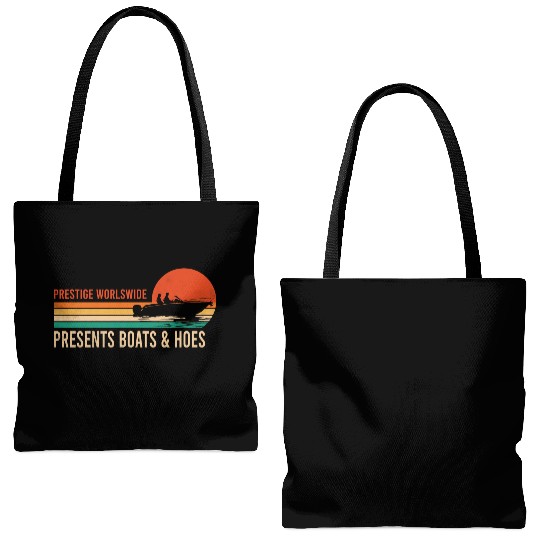 Vintage Retro Prestige Presents Boats And Hoes Tote Bags (AOP)