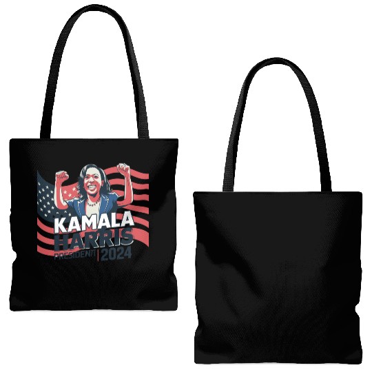 Kamala Harris 24 For The People, Tote Bags (AOP)