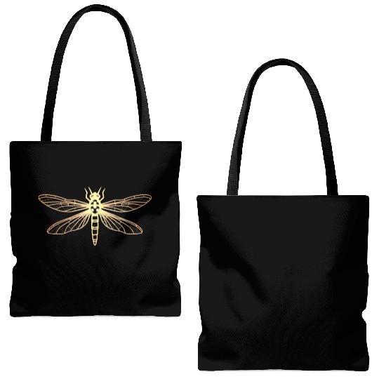 Moonlit Fireflies Tote Bags (AOP)