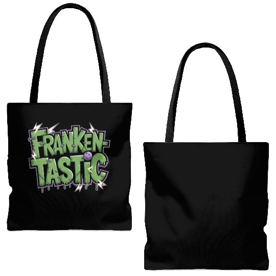 Frankentastic Halloween Tote Bags (AOP)