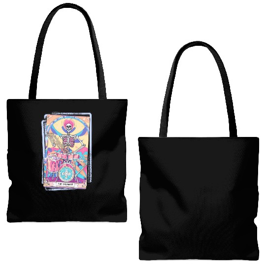 Tarot Card Collection - The Drummer Tote Bags (AOP)