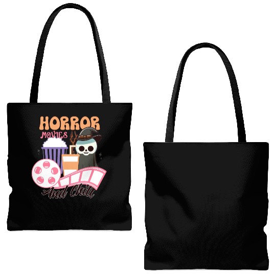 Horror Movies and Chill Tote Bags (AOP)