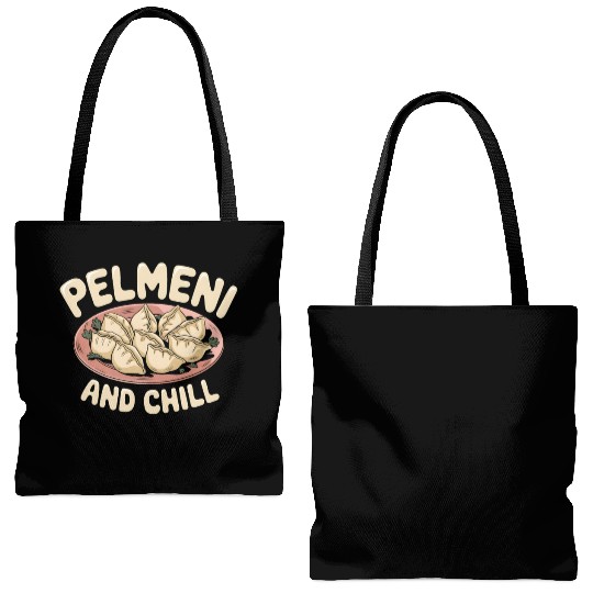Pelmeni Dumpling Russian Comfort Food Tote Bags (AOP)