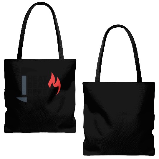 Heat Beat Repeat Tote Bags (AOP)