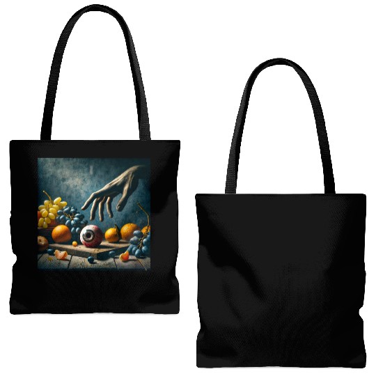 a snack for Halloween Tote Bags (AOP)