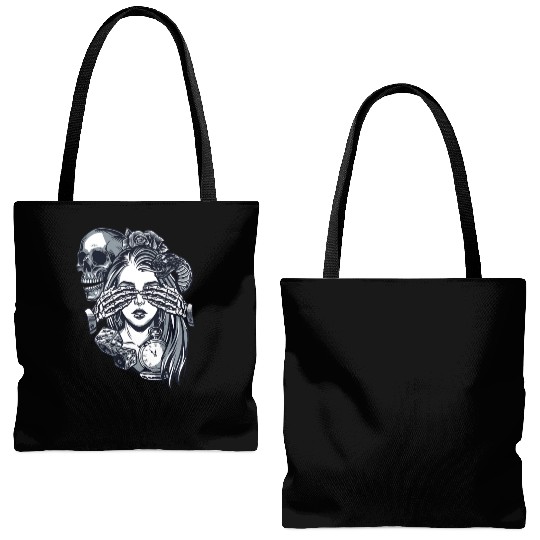 Chicano Street Art Tote Bags (AOP)