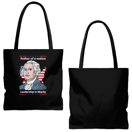 George Washington Tribute Tote Bags (AOP)