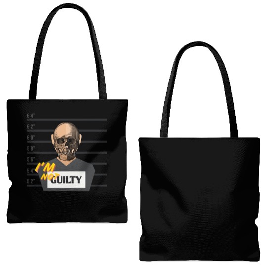 I'm not guilty Tote Bags (AOP)