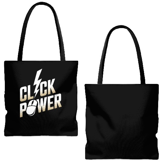 Click Power Cyber Monday Shopping Force Tote Bags (AOP)