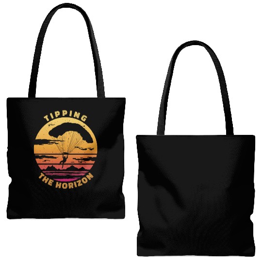 Tipping the Horizon Tote Bags (AOP)
