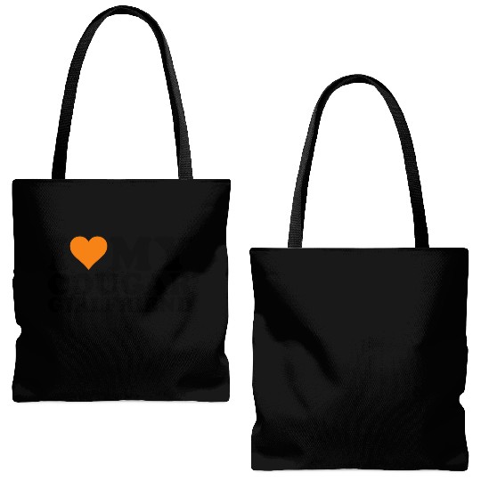 I Love Cougars Cougar Humor Valentine's Day 1WH2 Tote Bags (AOP)