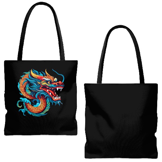 Dragon Tote Bags (AOP)