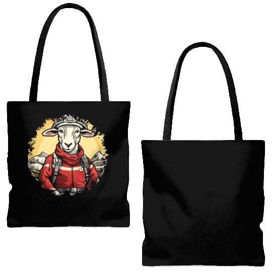 Sheep Firefighter Tote Bags (AOP)