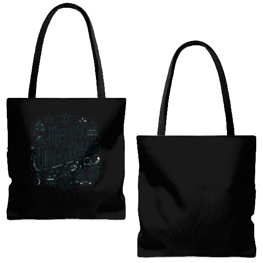 Let It Snow: Merry Christmas Glow Tote Bags (AOP)