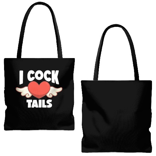 Funny I Love Cocktails 8 Tote Bags (AOP)