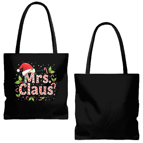 MRS CLAUS Tote Bags (AOP)