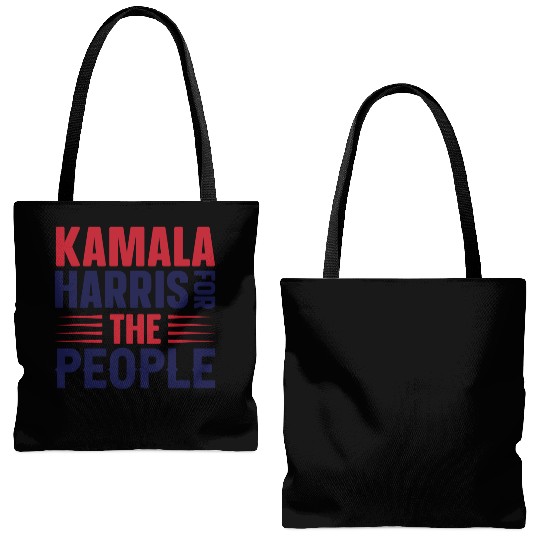 KAMALA HARRIS THE PEOPLE Tote Bags (AOP)