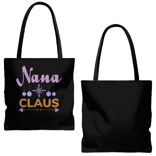 Nana Claus Tote Bags (AOP)