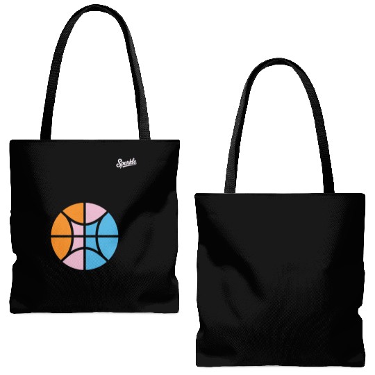 Sparkle Basketball Tote Bags (AOP)