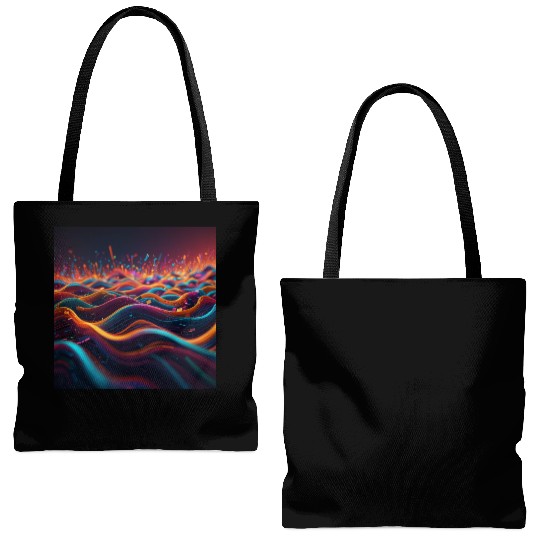 Leonardo Lightning XL Tote Bags (AOP)