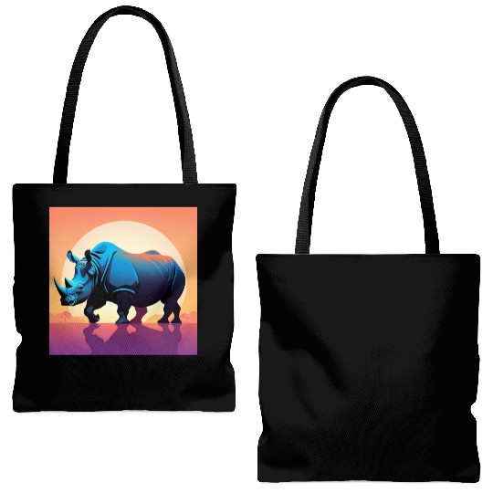 Rhinoceros - 01 Tote Bags (AOP)