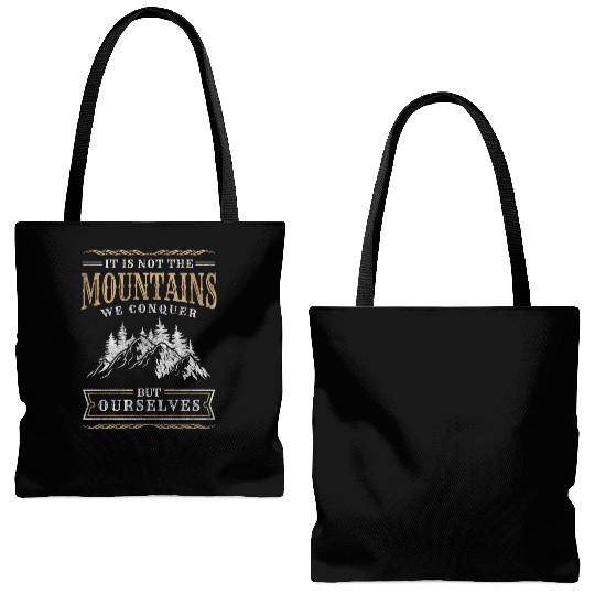 Mountaineering Hiking Alps Climb Tote Bags (AOP)