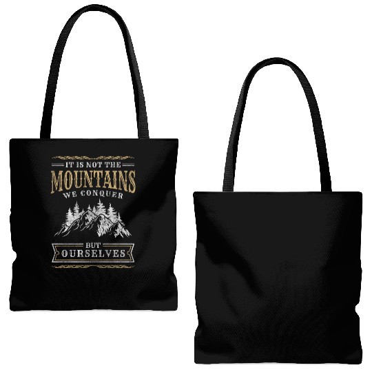 Mountaineering Hiking Alps Climb Tote Bags (AOP)