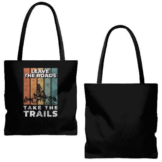 Mountaineering Mountain Alps Rope Tote Bags (AOP)