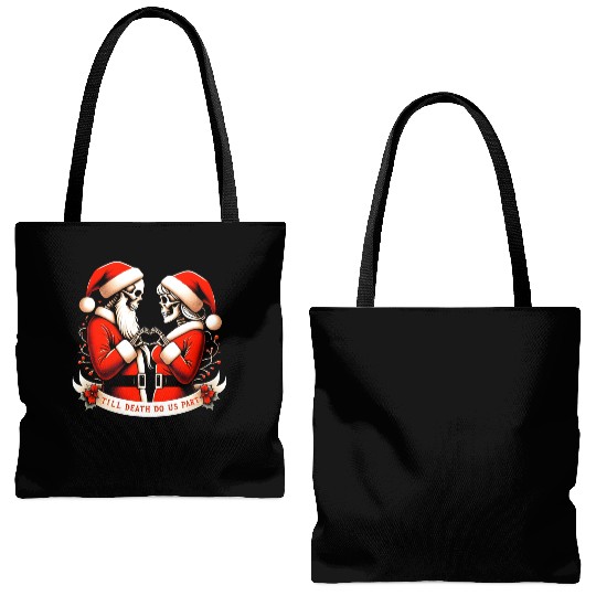 Till Death Do Us Part Tote Bags (AOP)