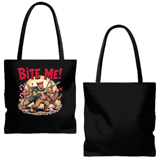 Cookie Combat Tote Bags (AOP)