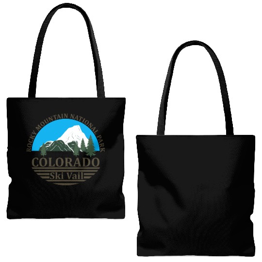 Vail Colorado ski resort Tote Bags (AOP)
