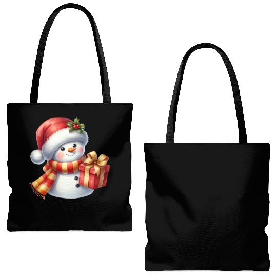 Snowman Christmas, Cute Christmas, Christmas Tote Bags (AOP)