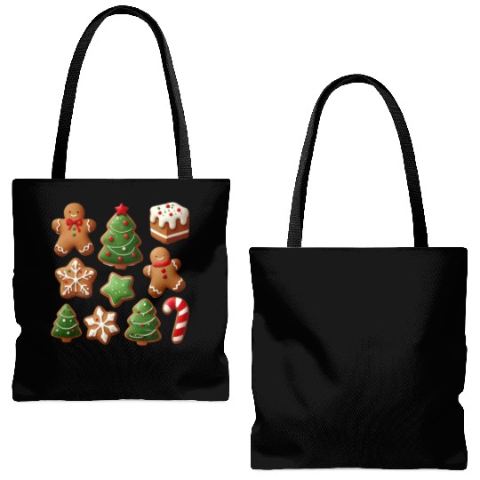 Merry Christmas, Tree Christmas Tote Bags (AOP)