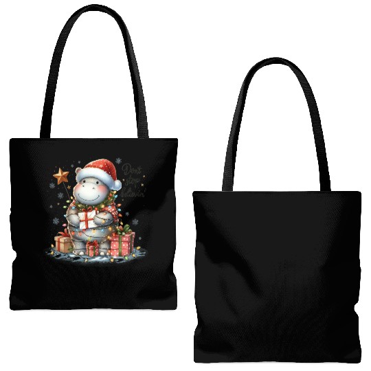 Don t Stop Believin, Merry Christmas Tote Bags (AOP)