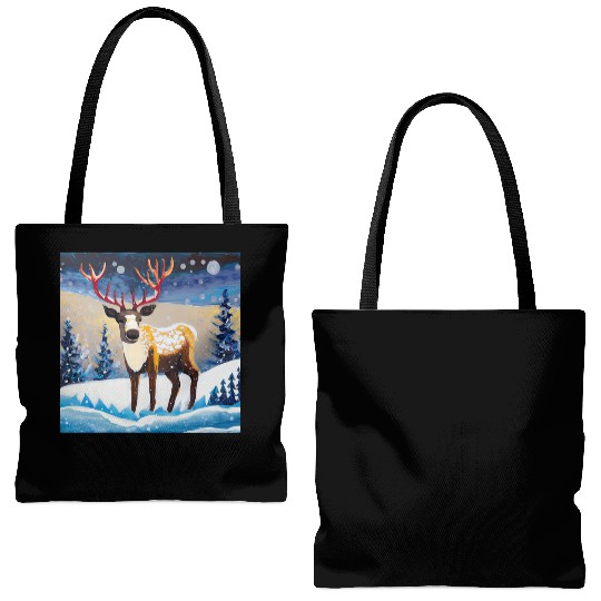 A raider and the night Tote Bags (AOP)
