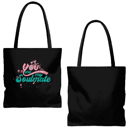 You Are My Soulmate Tote Bags (AOP)